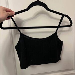 SHEIN Black Fitted Sleeveless Camisole